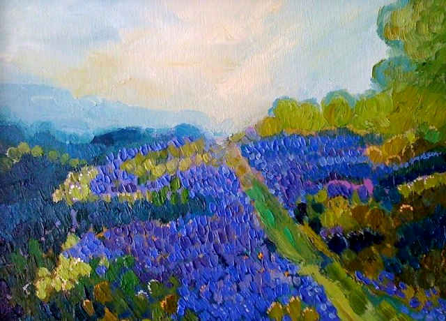 Texas Bluebonnets 11x14