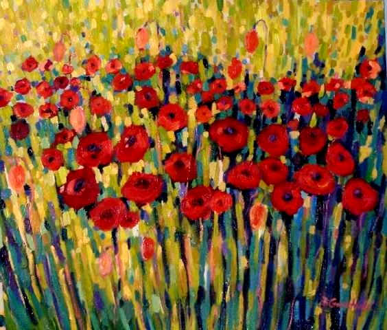 Simple Poppies 22x28