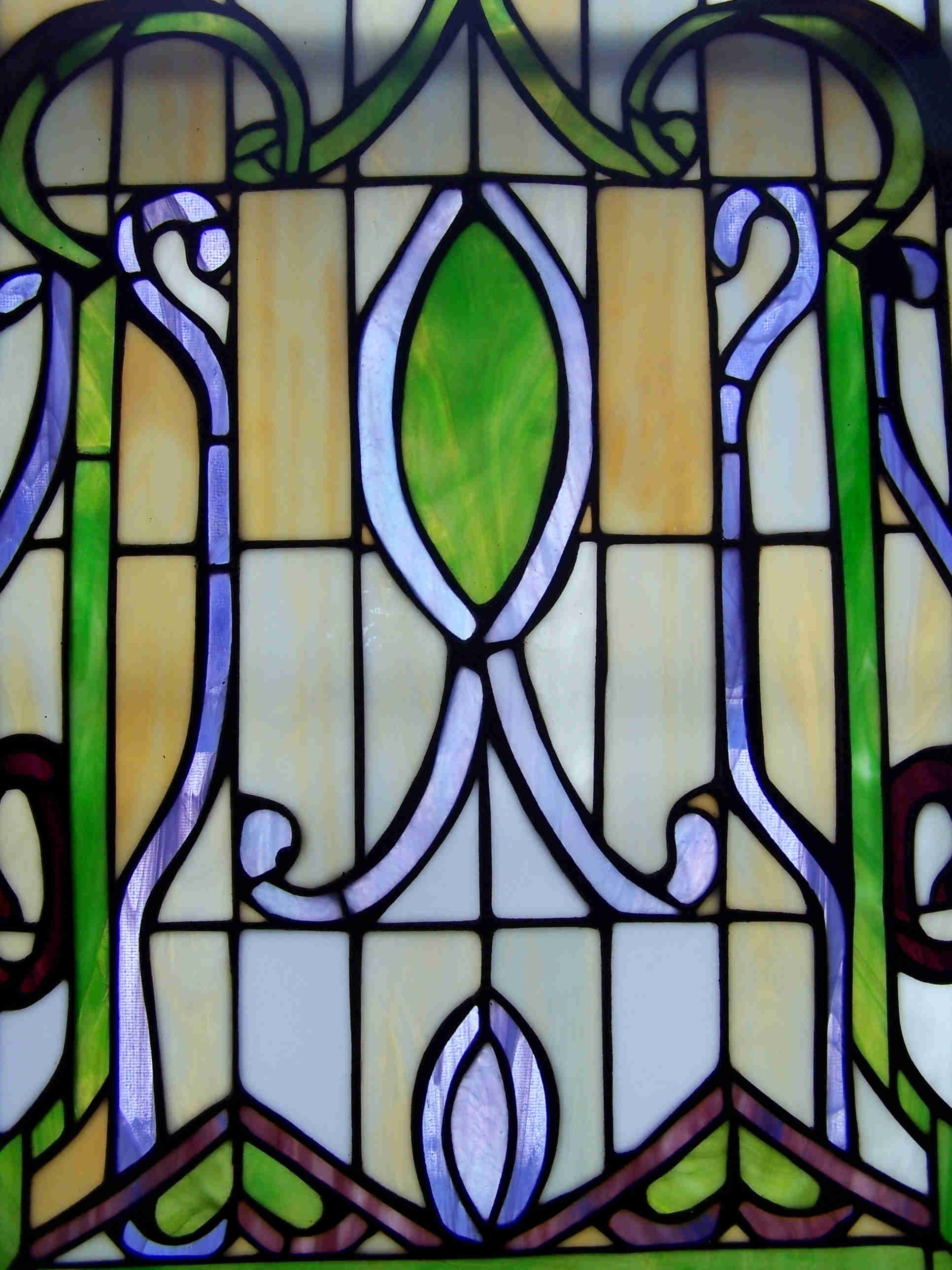 Art Deco Stained Glass 20x30